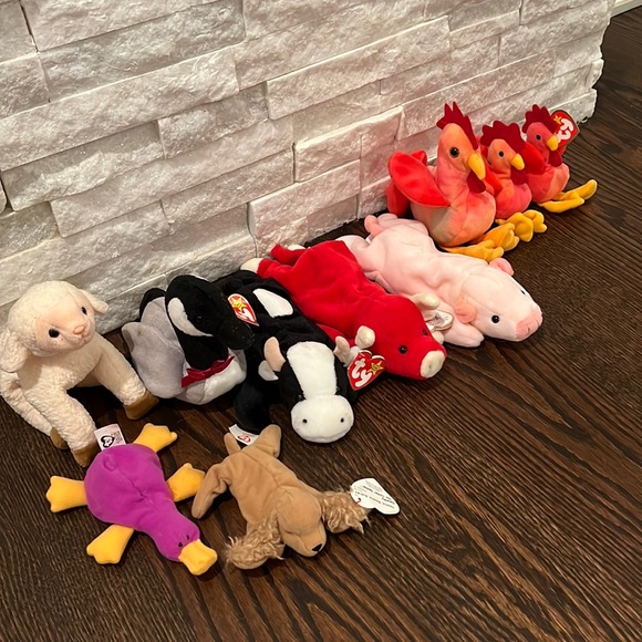Ty Other - Farm Animal Beanie Baby Collection